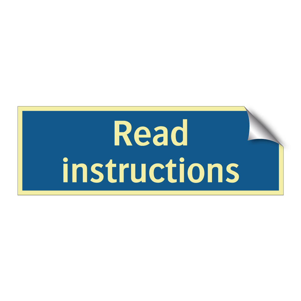 Read instructions