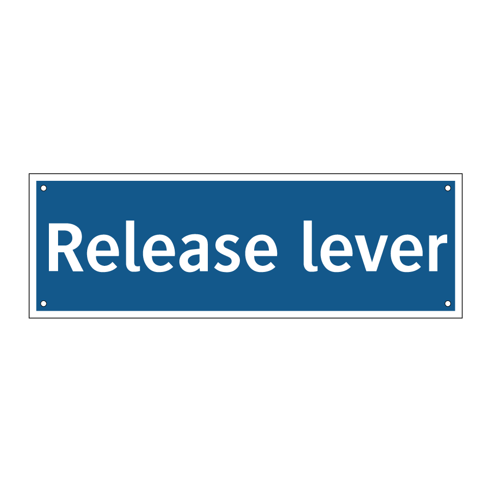 Release lever