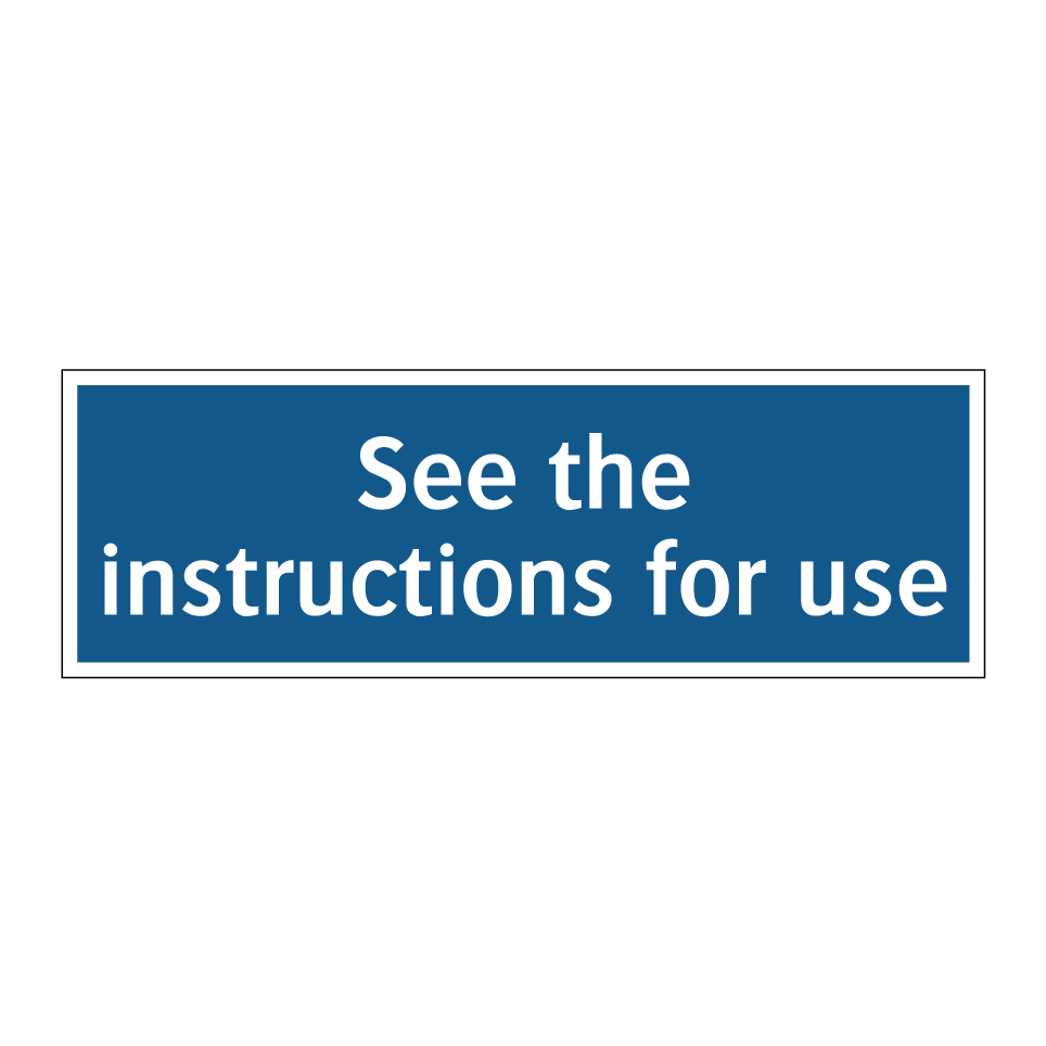 See the instructions for use