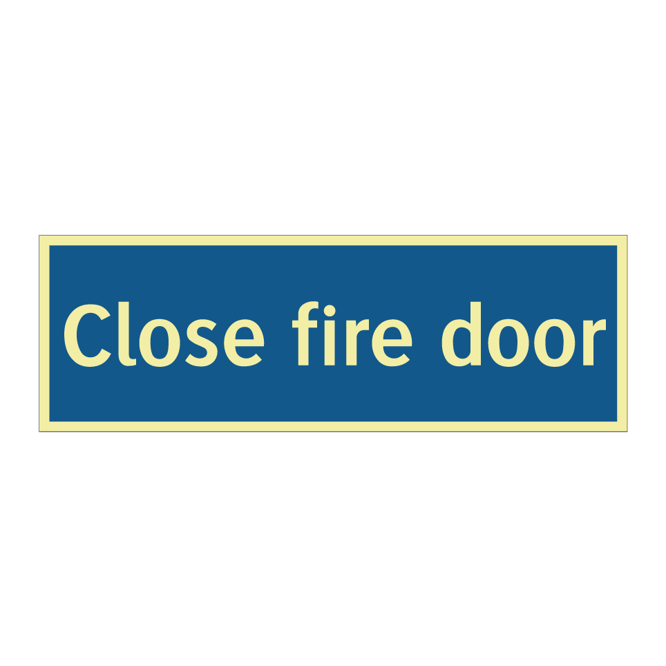 Close fire door