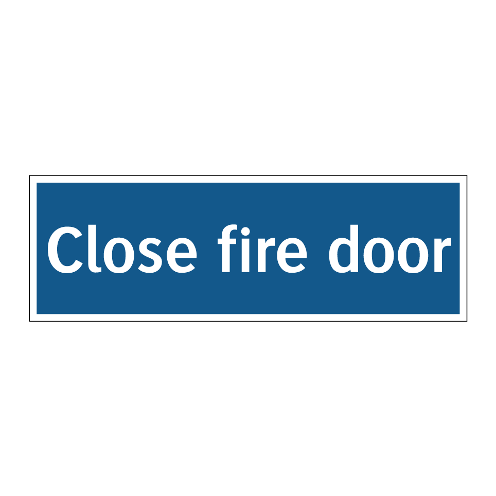 Close fire door