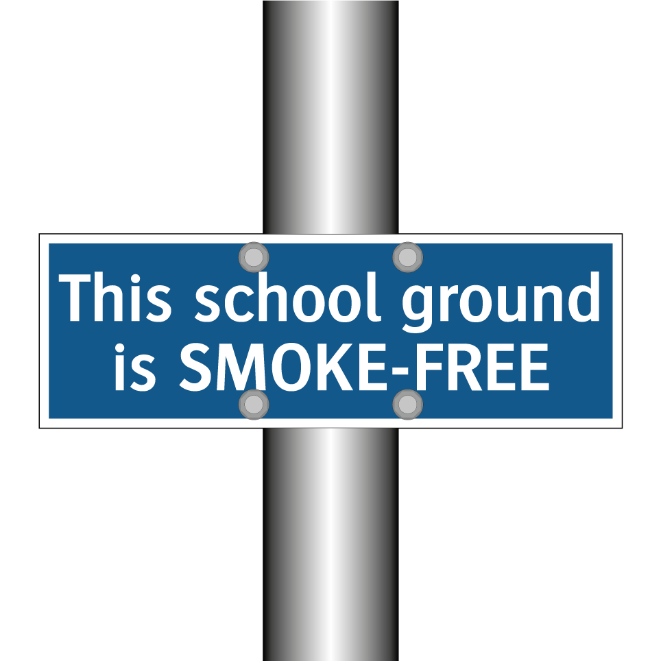 This school ground is SMOKE-FREE