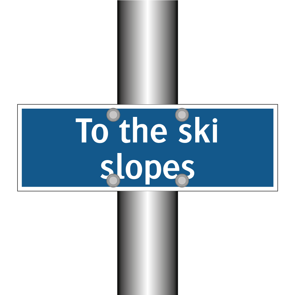 To the ski slopes