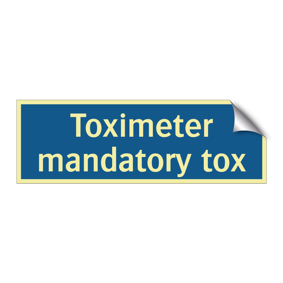 Toximeter mandatory tox