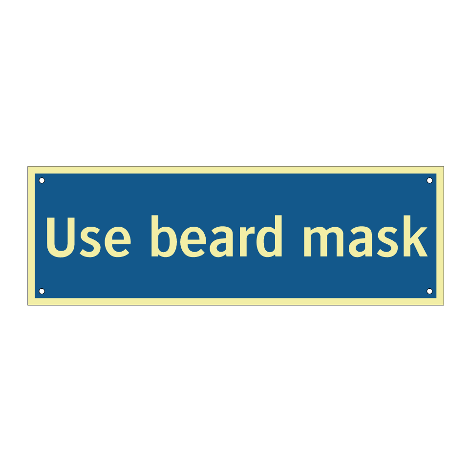 Use beard mask