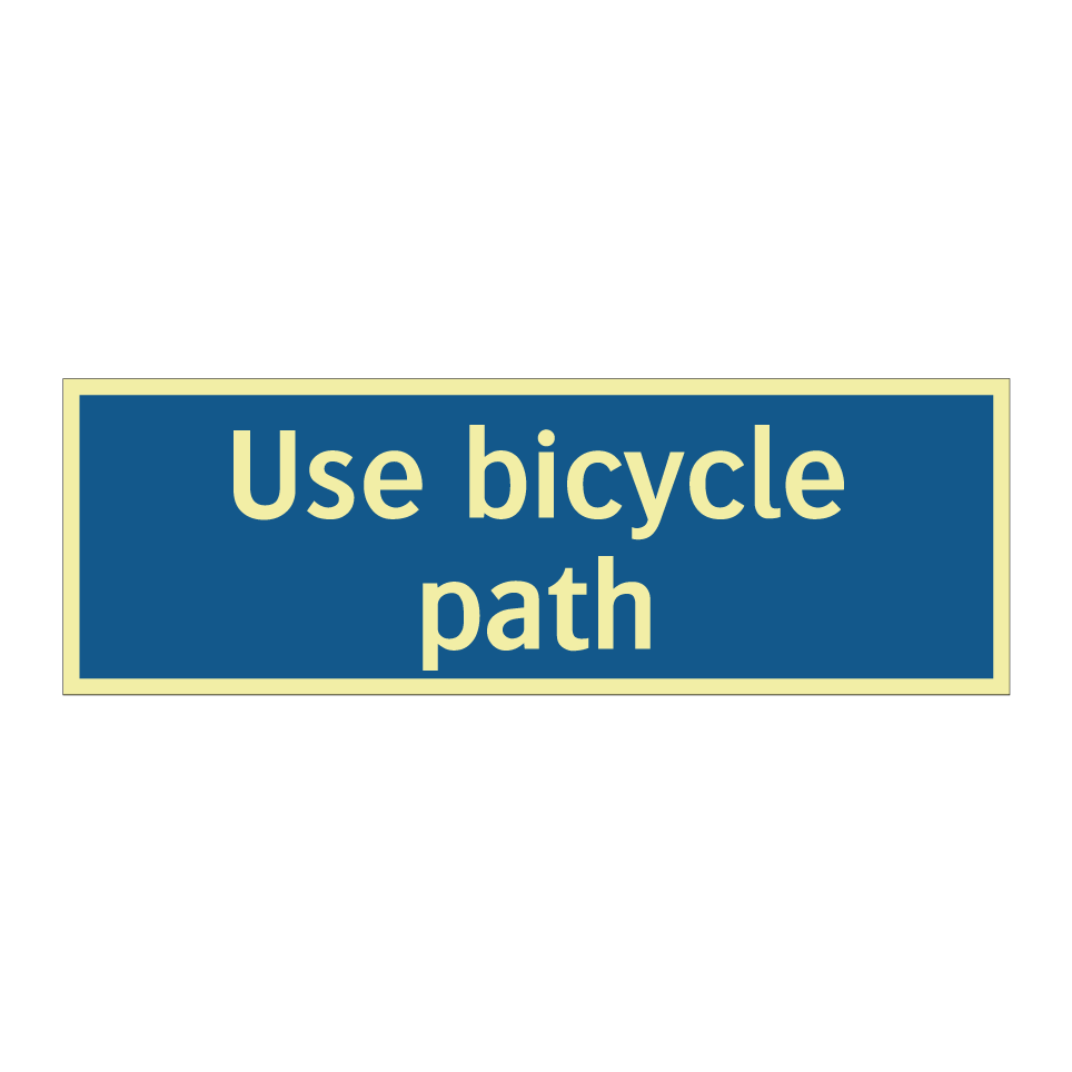 Use bicycle path