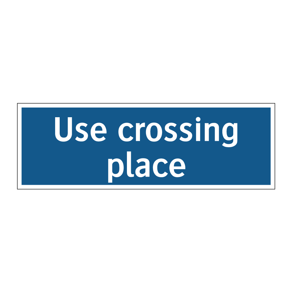 Use crossing place