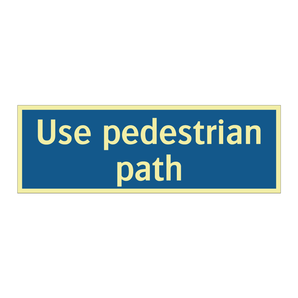 Use pedestrian path