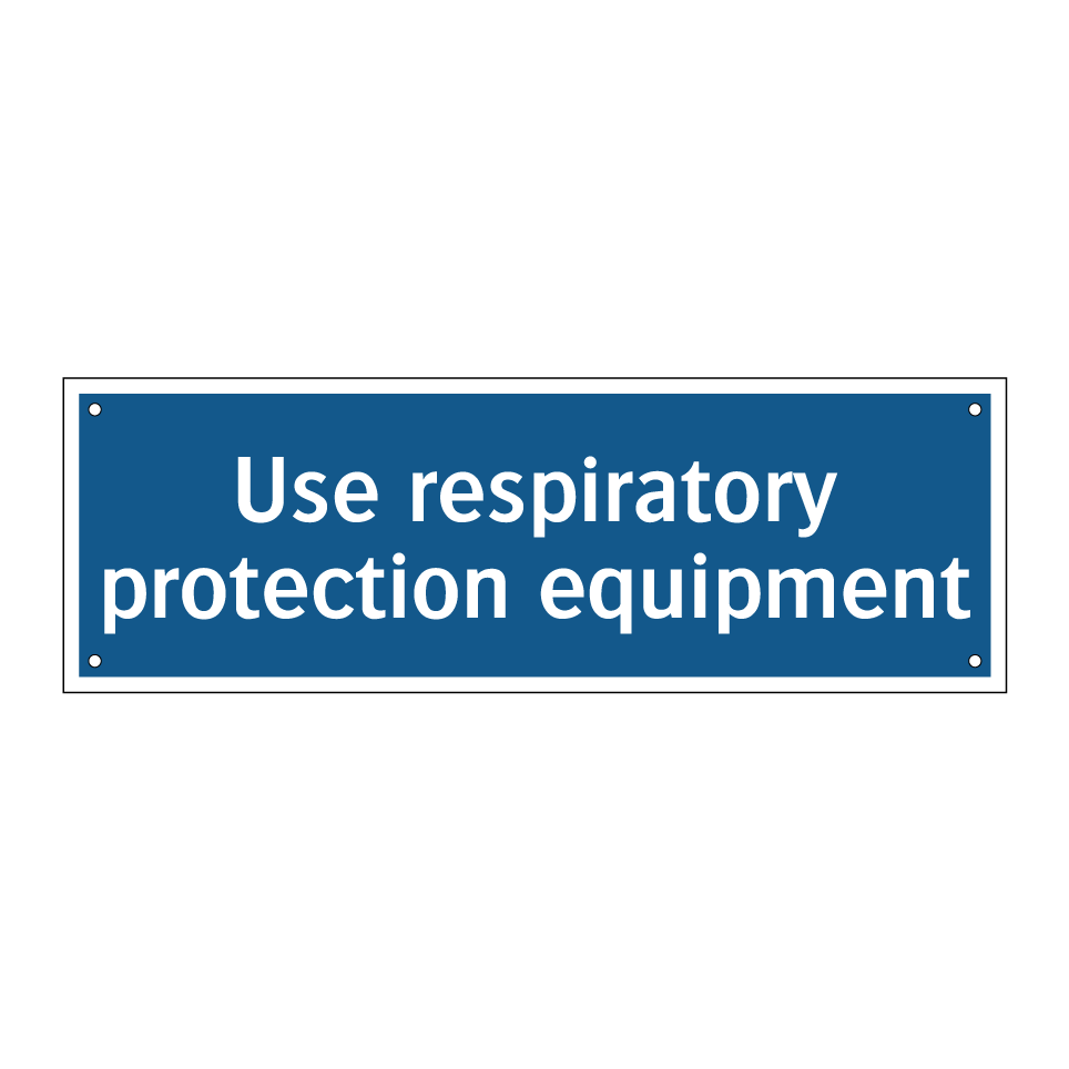 Use respiratory protection equipment