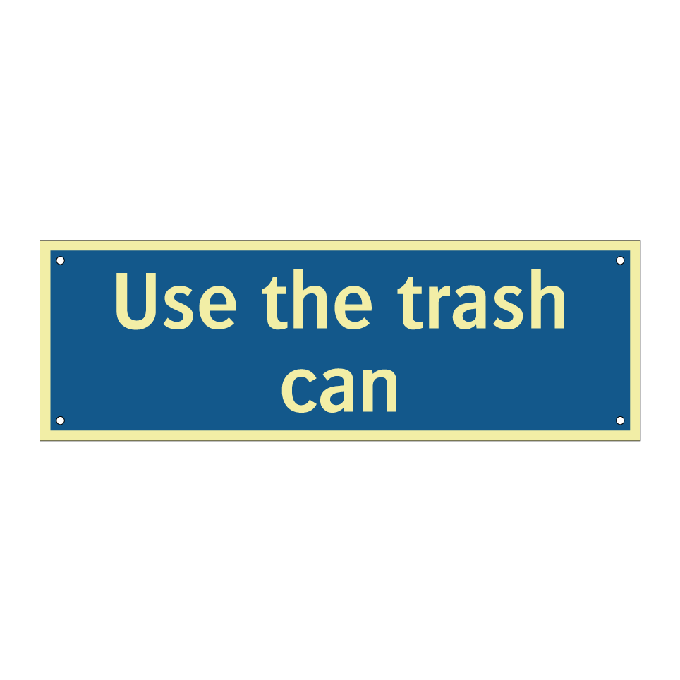 Use the trash can