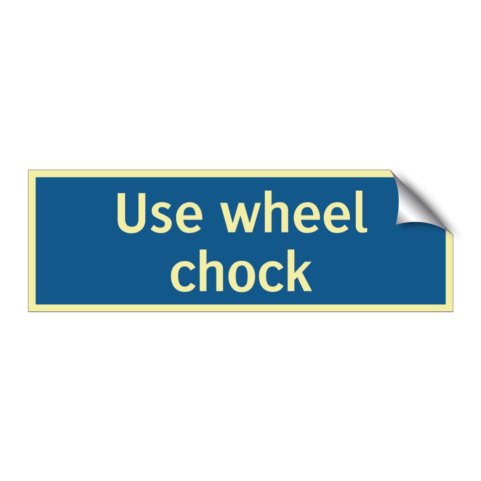 Use wheel chock