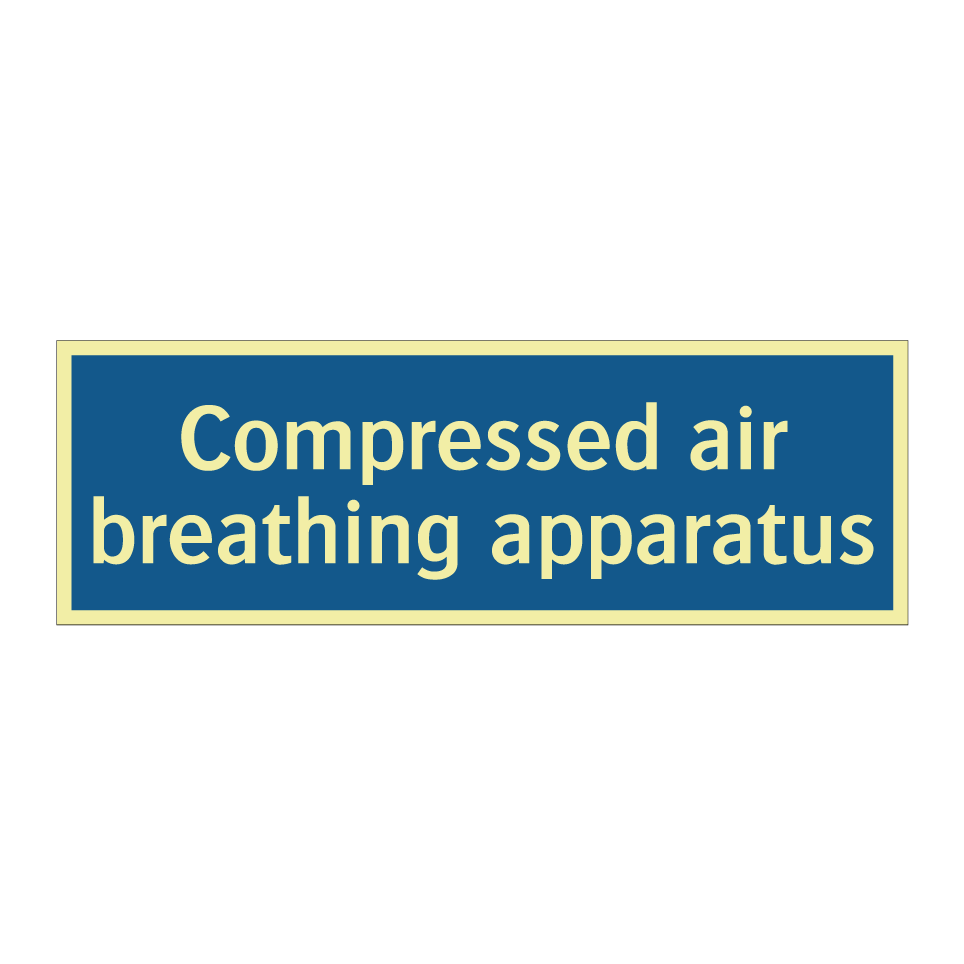 Compressed air breathing apparatus