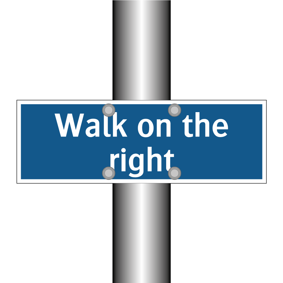 Walk on the right