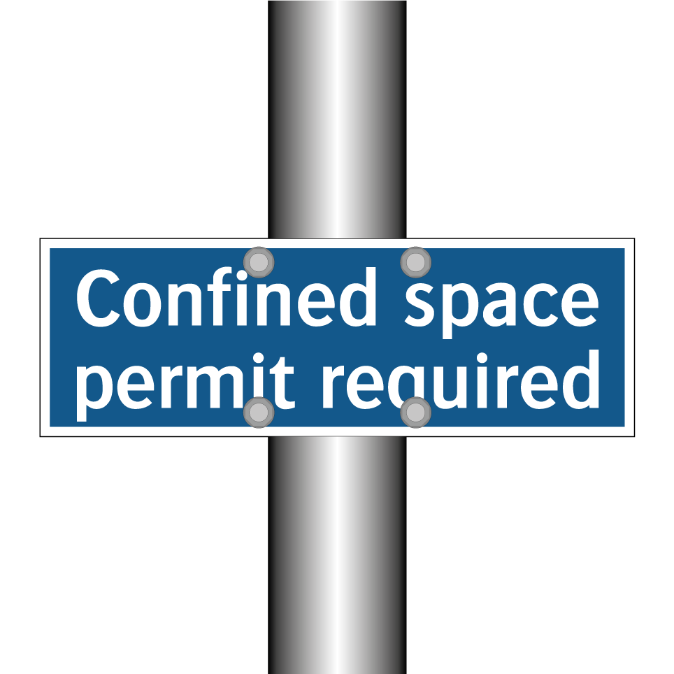 Confined space permit required