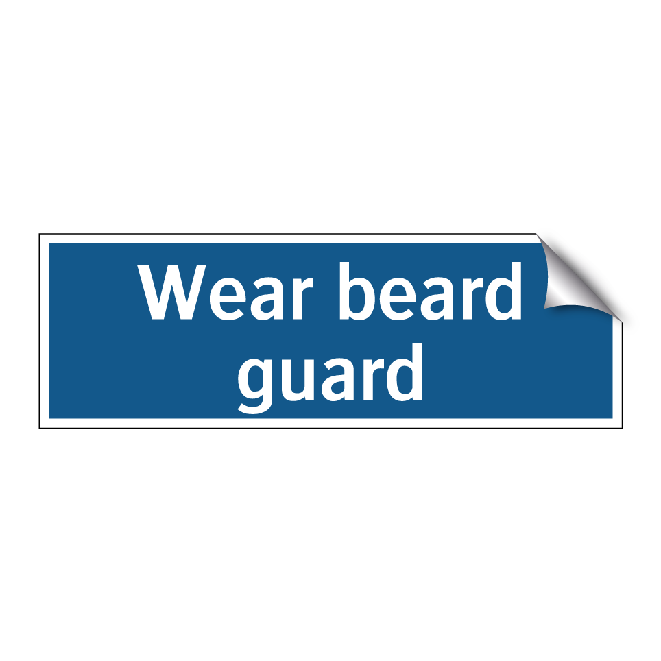 Wear beard guard