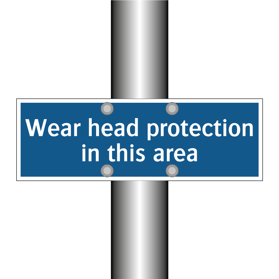 Wear head protection in this area