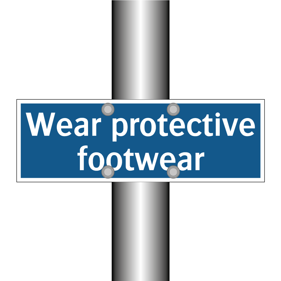 Wear protective footwear