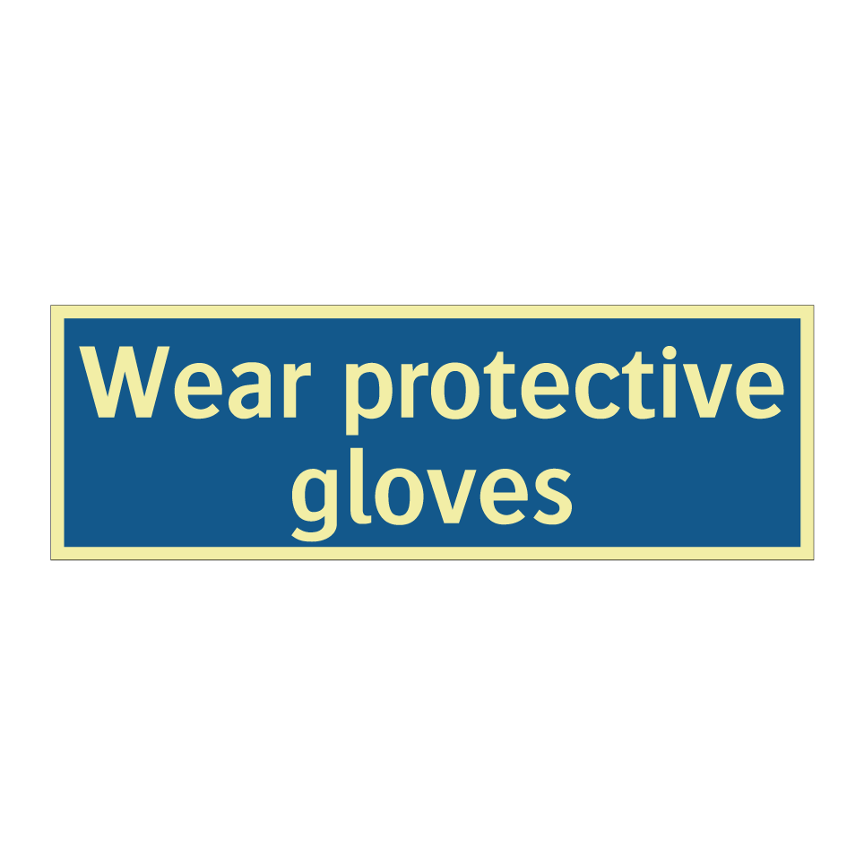 Wear protective gloves