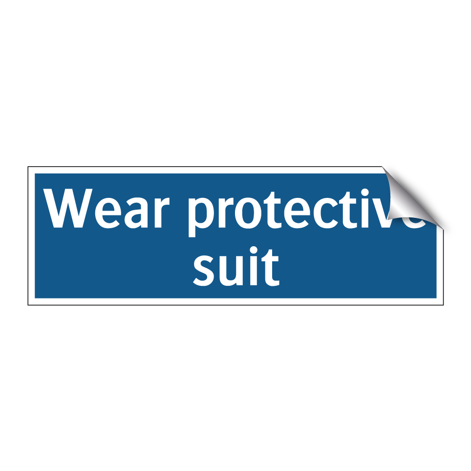 Wear protective suit