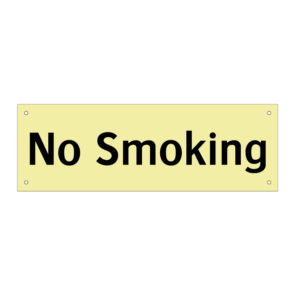 No Smoking