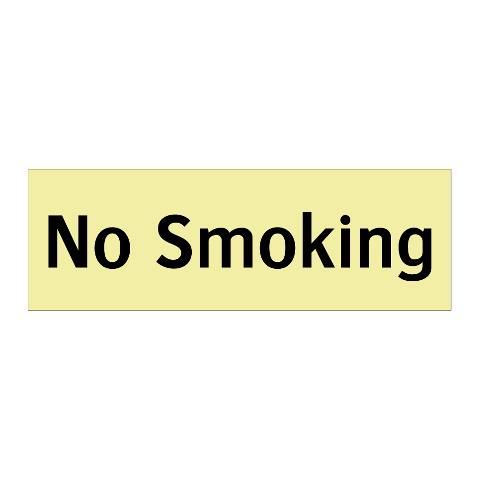 No Smoking