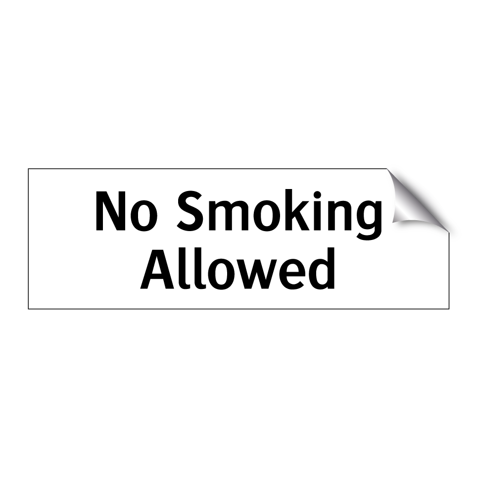 No Smoking Allowed