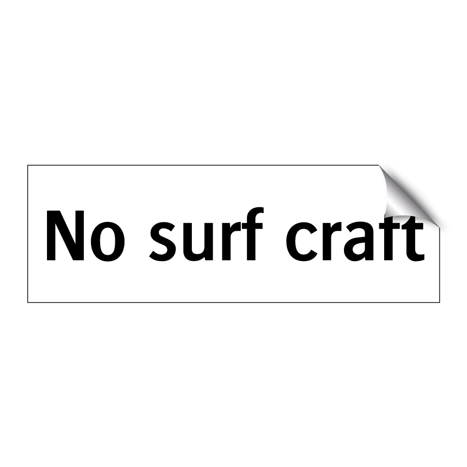 No surf craft