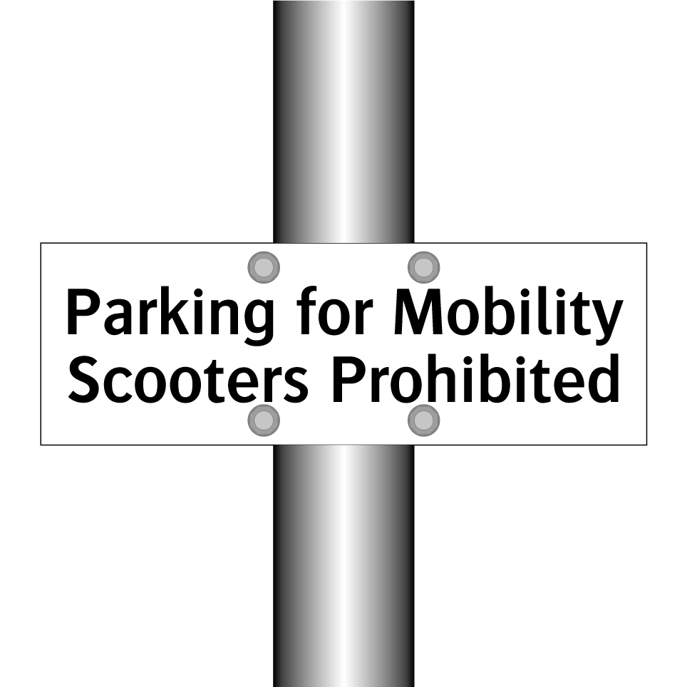 Parking for Mobility Scooters Prohibited