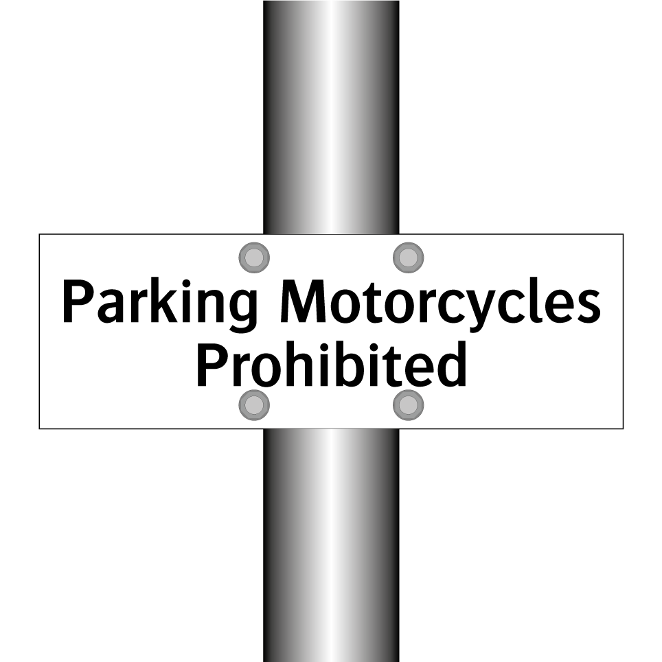 Parking Motorcycles Prohibited