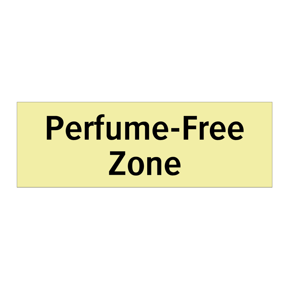 Perfume-Free Zone