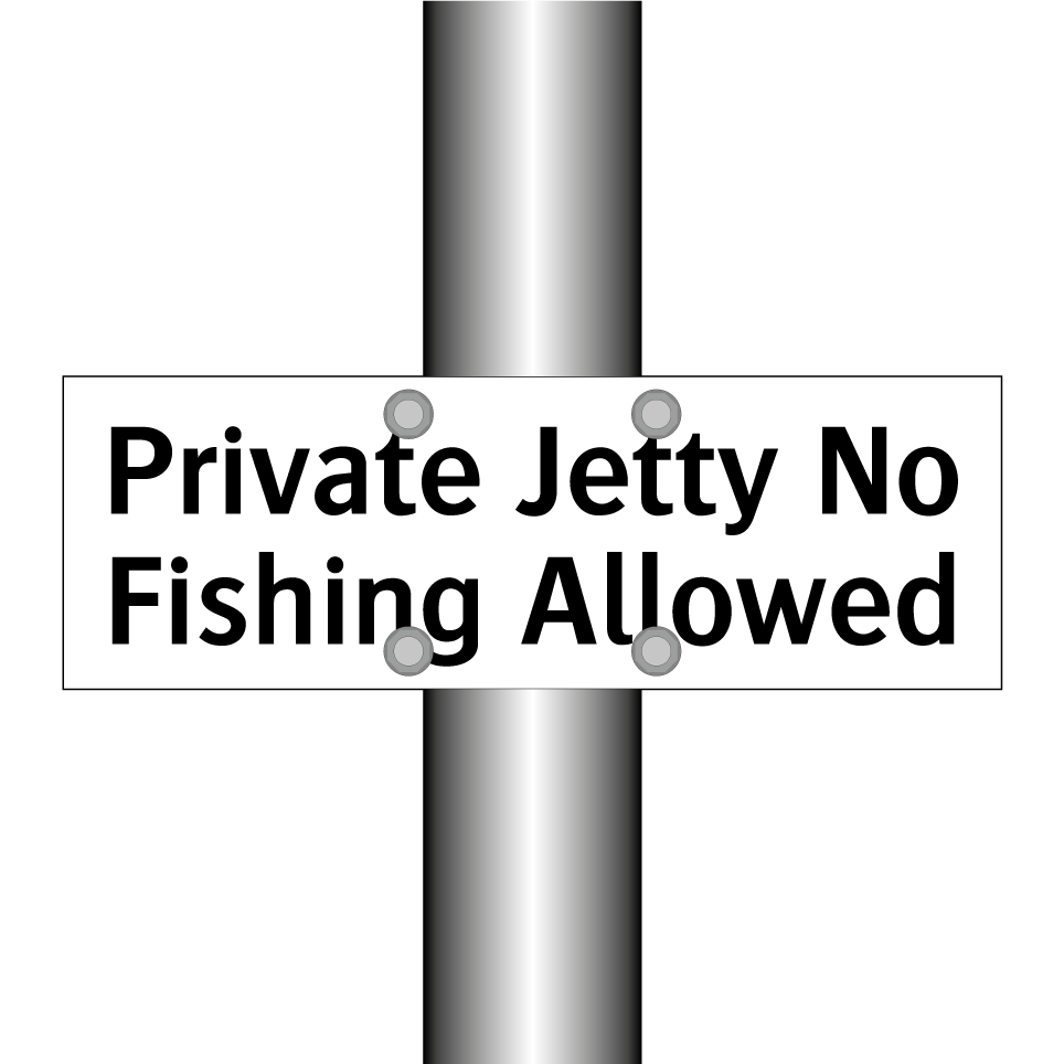 Private Jetty No Fishing Allowed