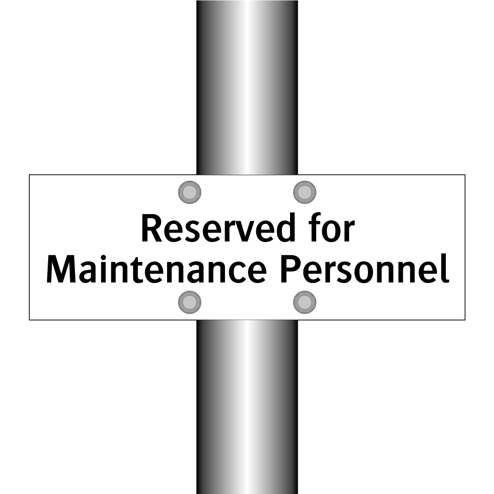 Reserved for Maintenance Personnel