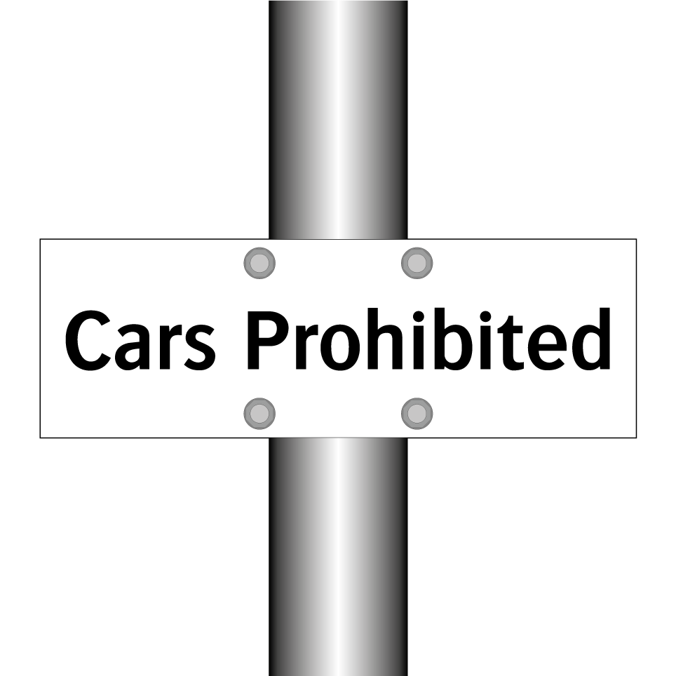 Cars Prohibited
