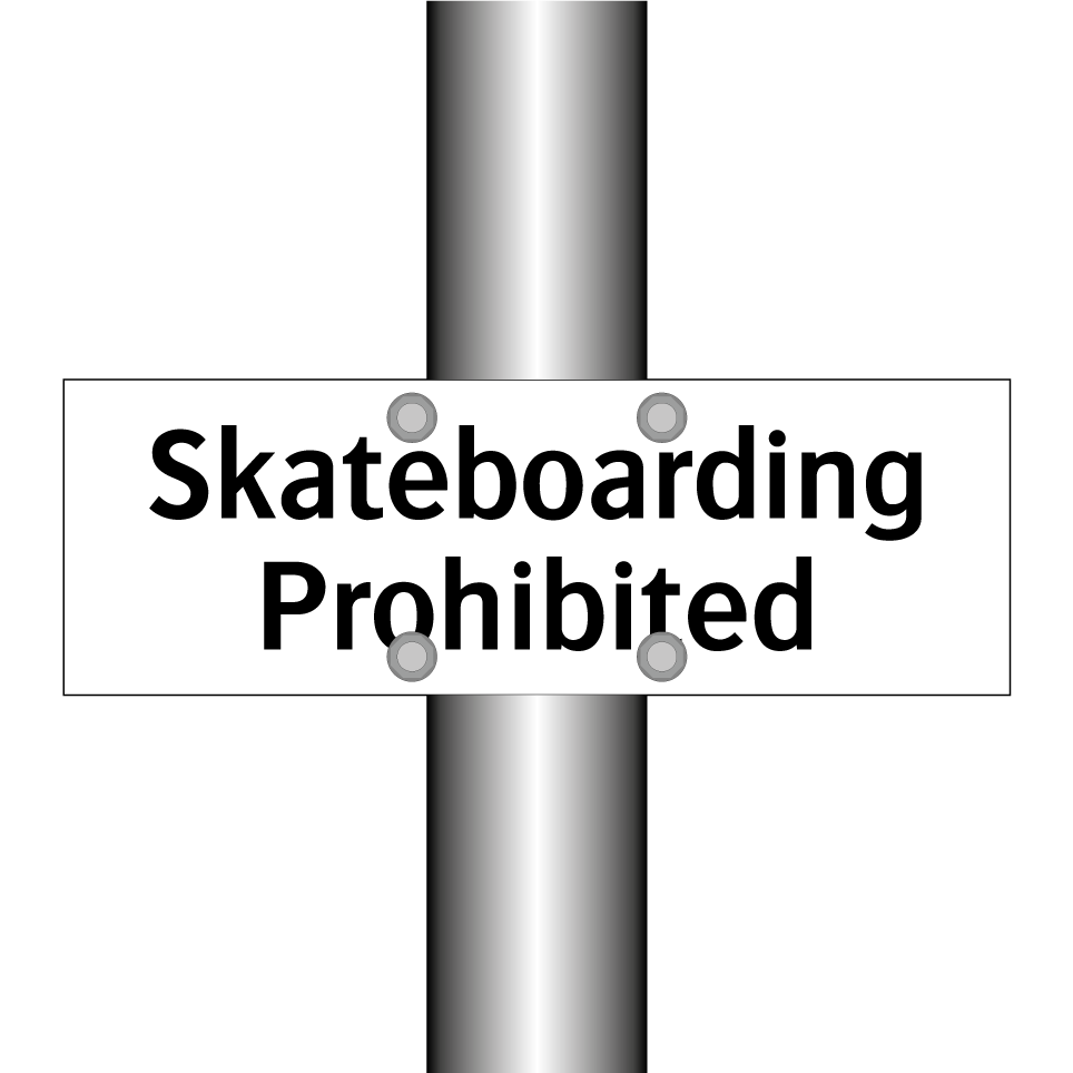 Skateboarding Prohibited