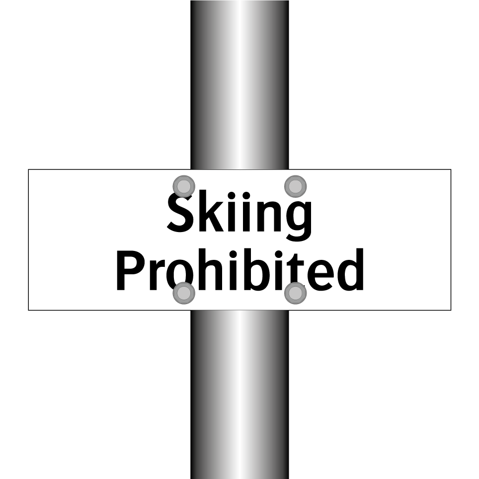 Skiing Prohibited