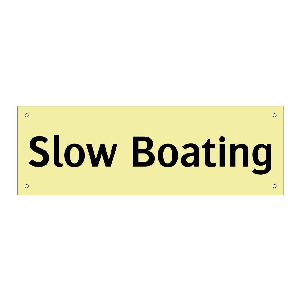Slow Boating