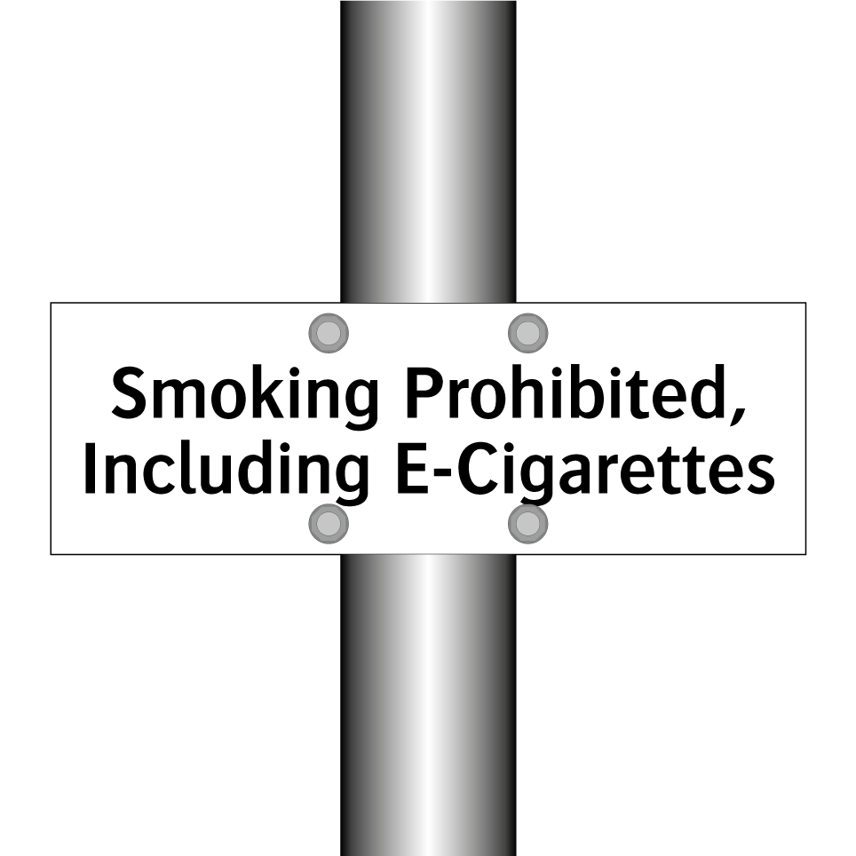 Smoking Prohibited, Including E-Cigarettes