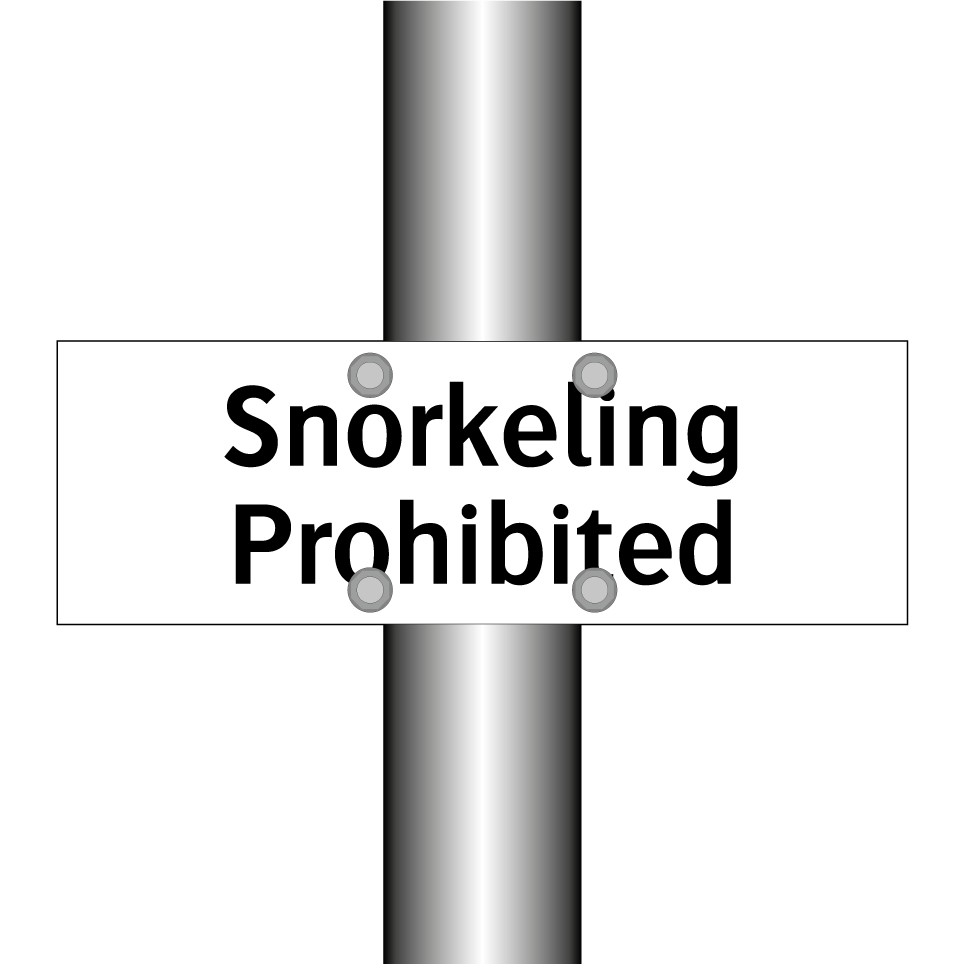 Snorkeling Prohibited