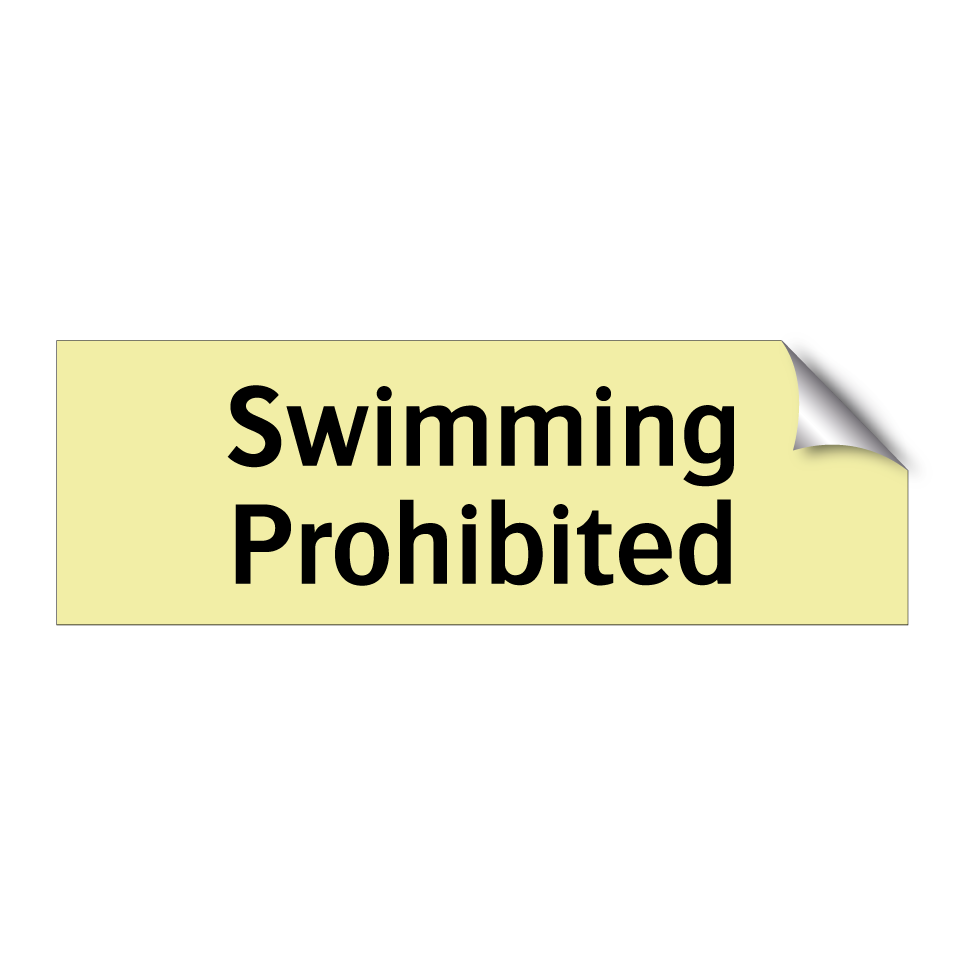 Swimming Prohibited