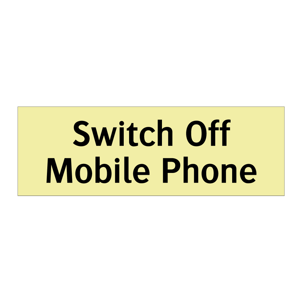 Switch Off Mobile Phone