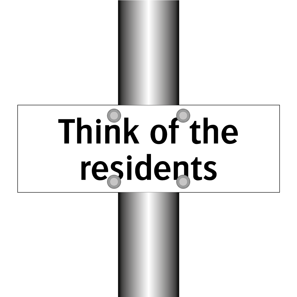 Think of the residents