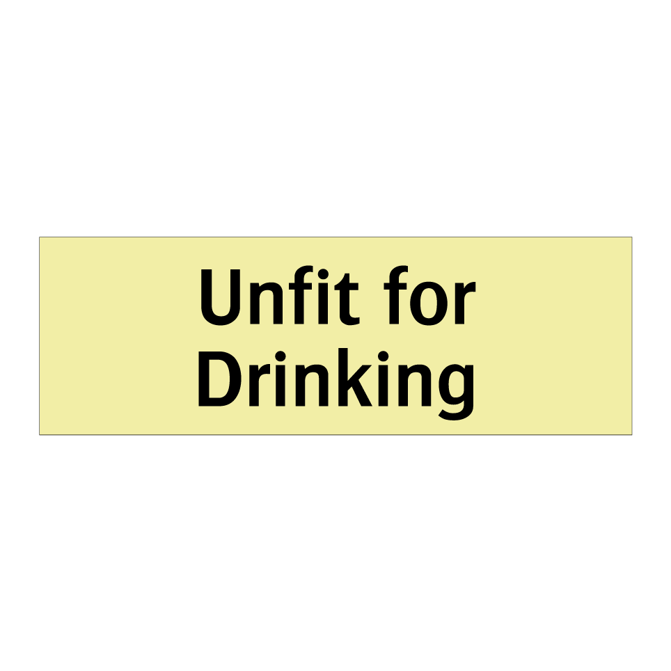 Unfit for Drinking