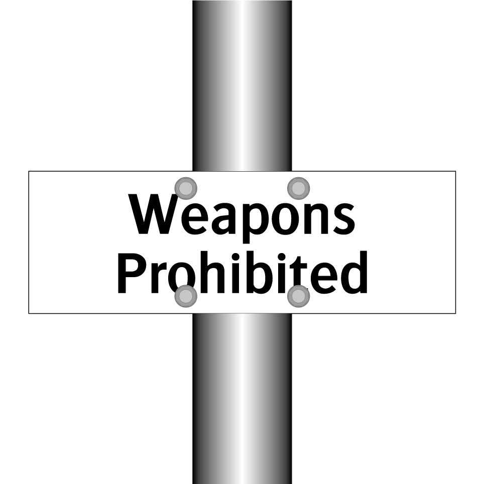 Weapons Prohibited