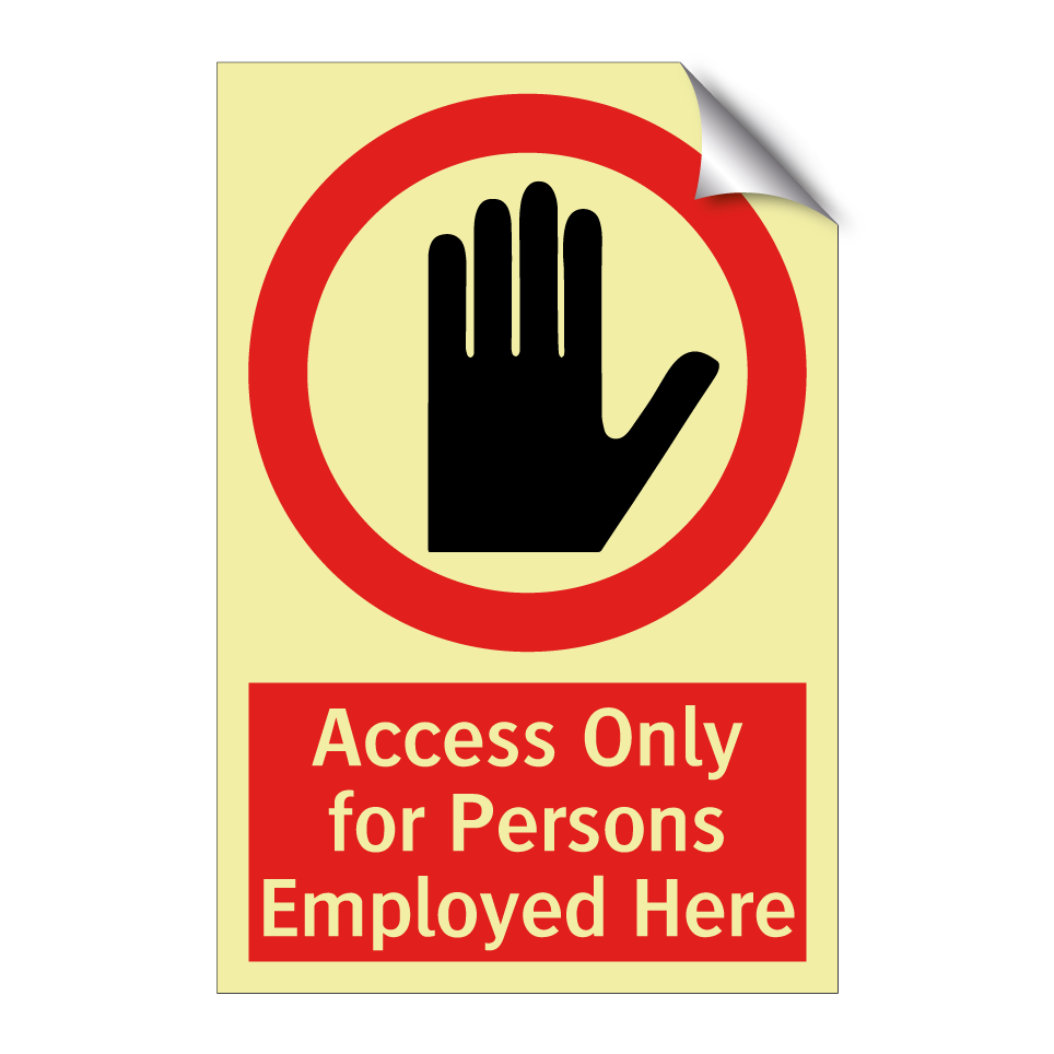 Access Only for Persons Employed Here