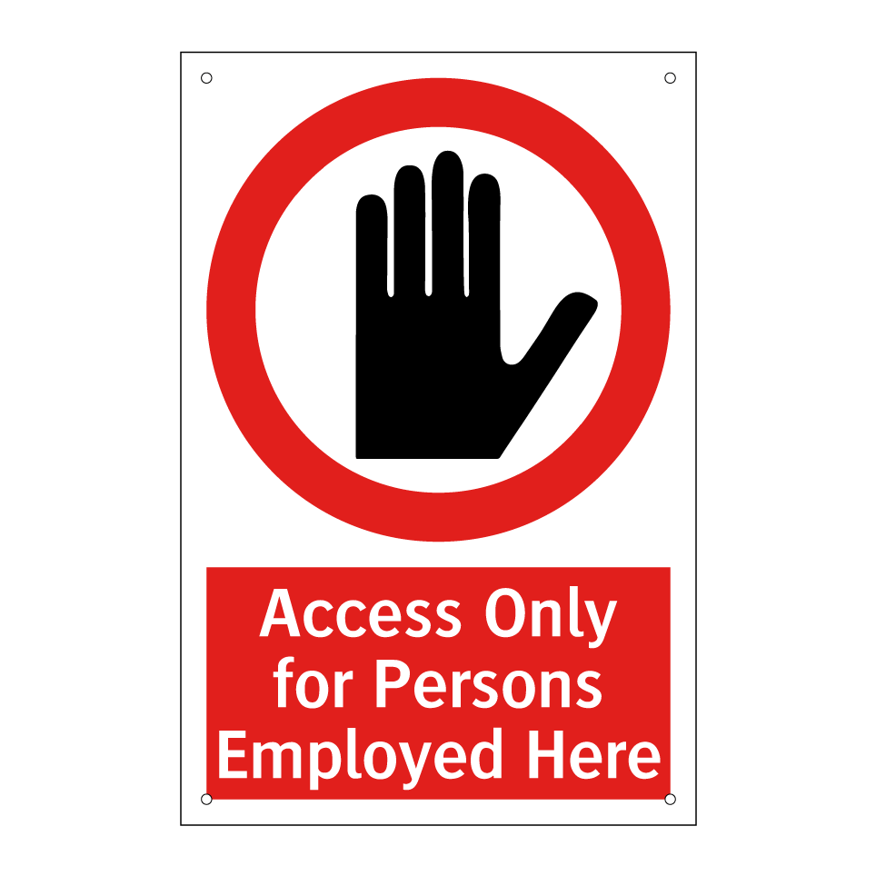 Access Only for Persons Employed Here