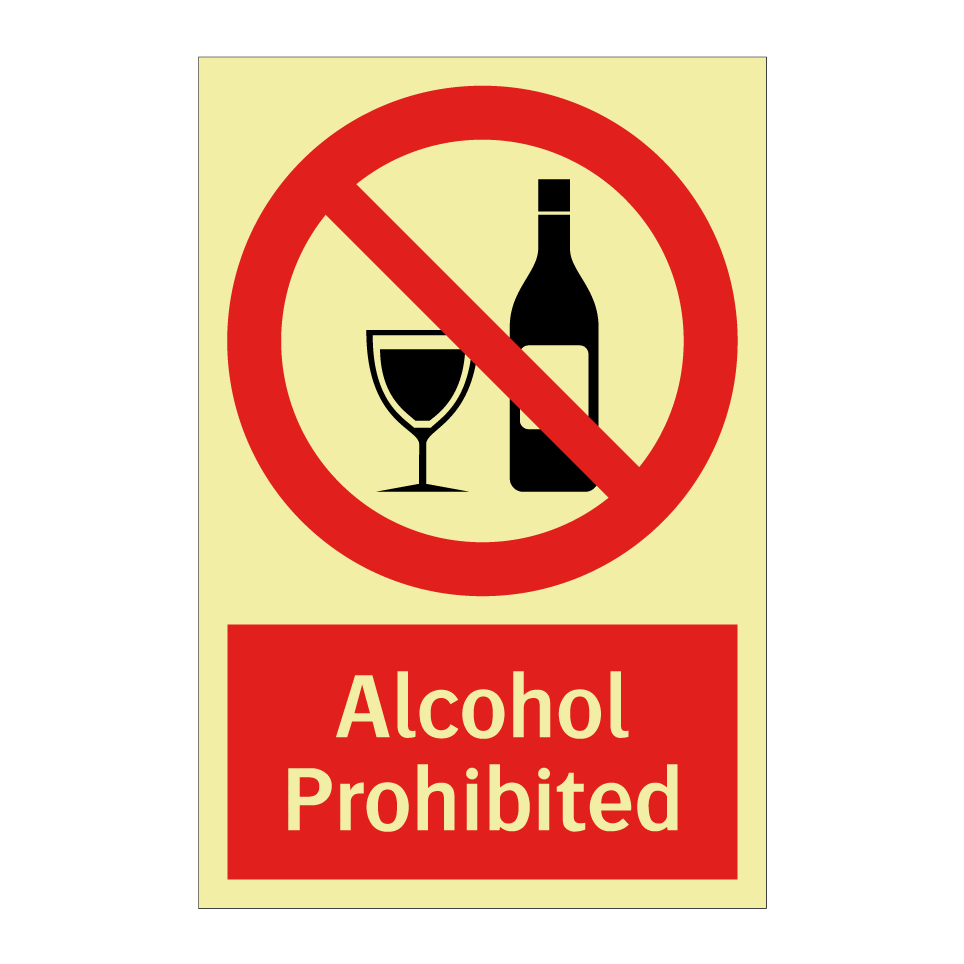 Alcohol Prohibited