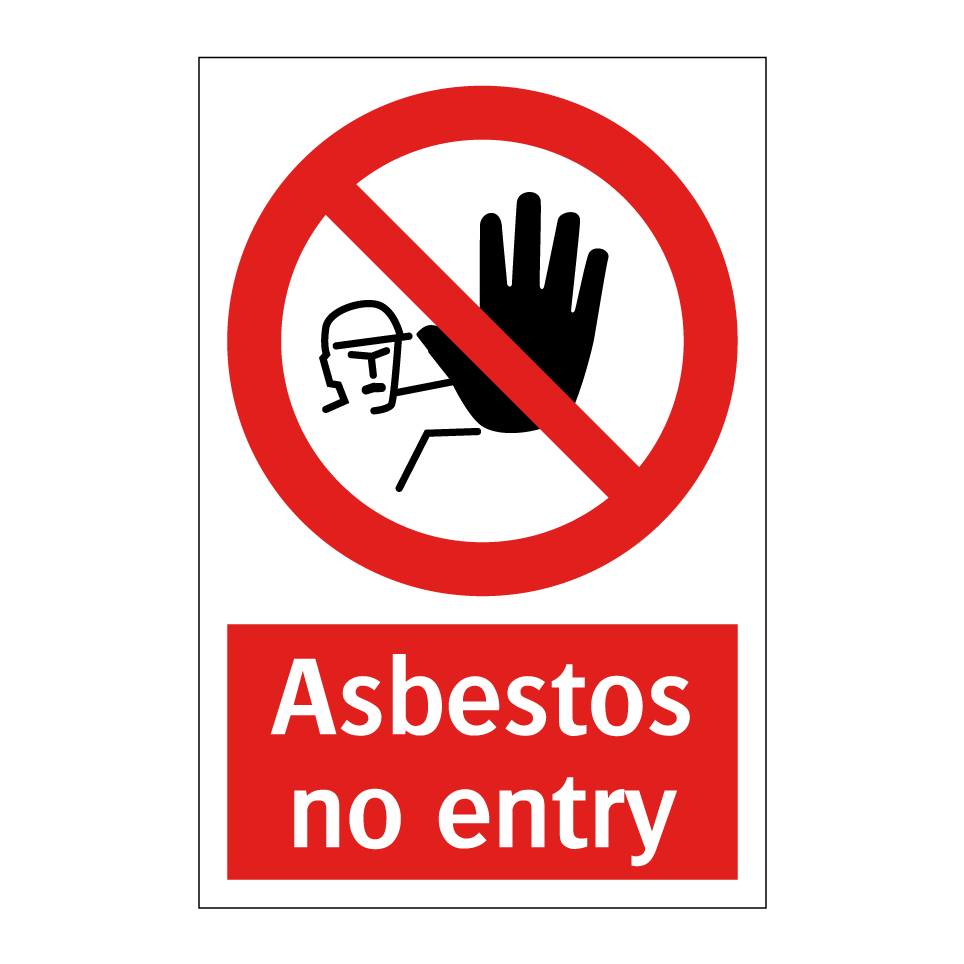 Asbestos no entry