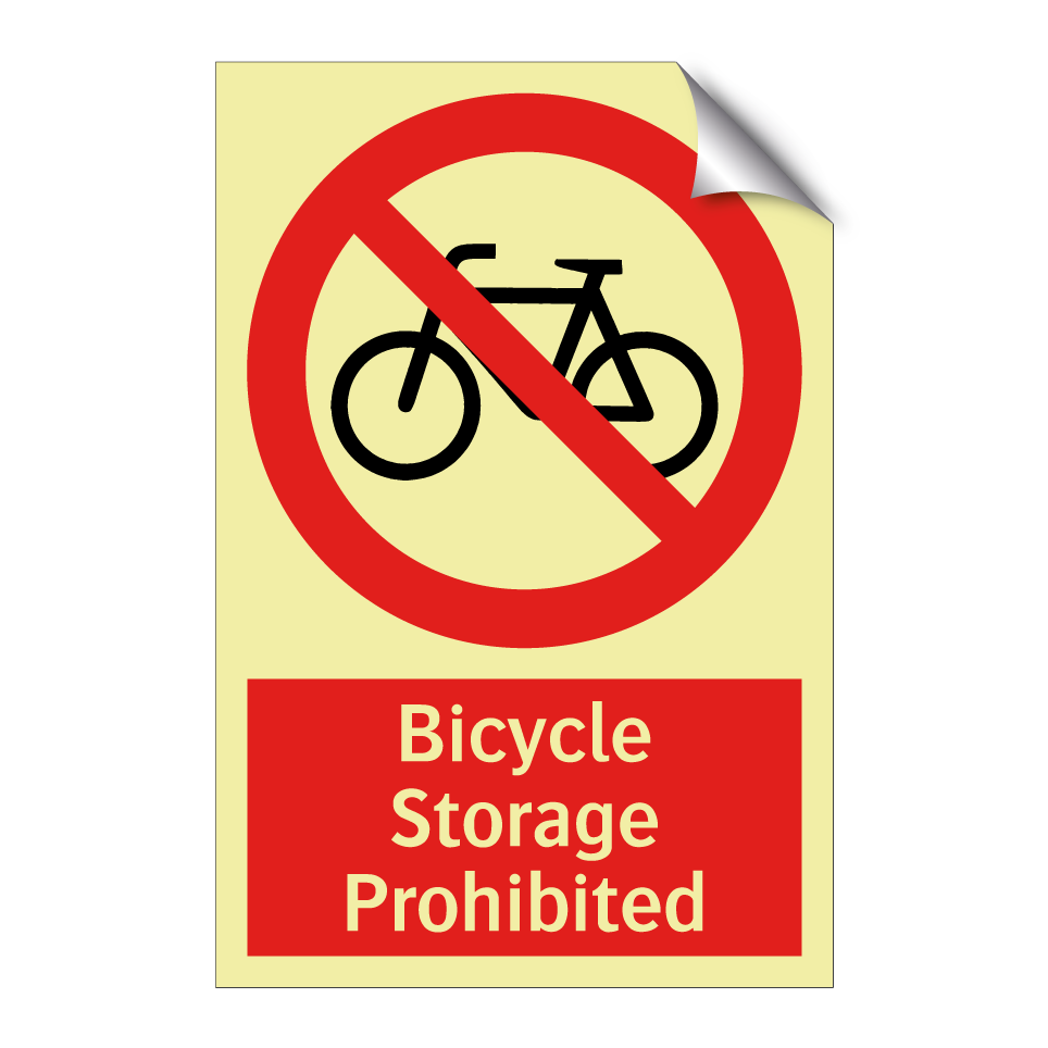 Bicycle Storage Prohibited