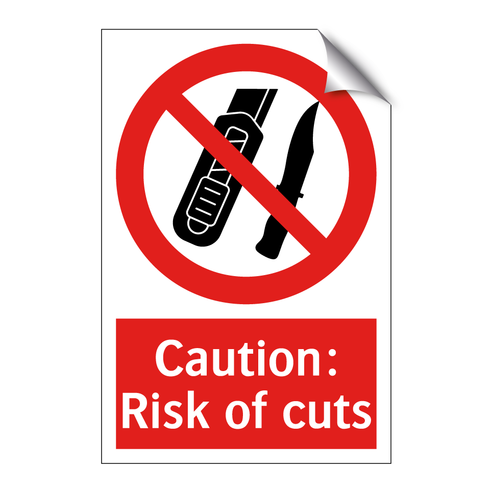 Caution: Risk of cuts
