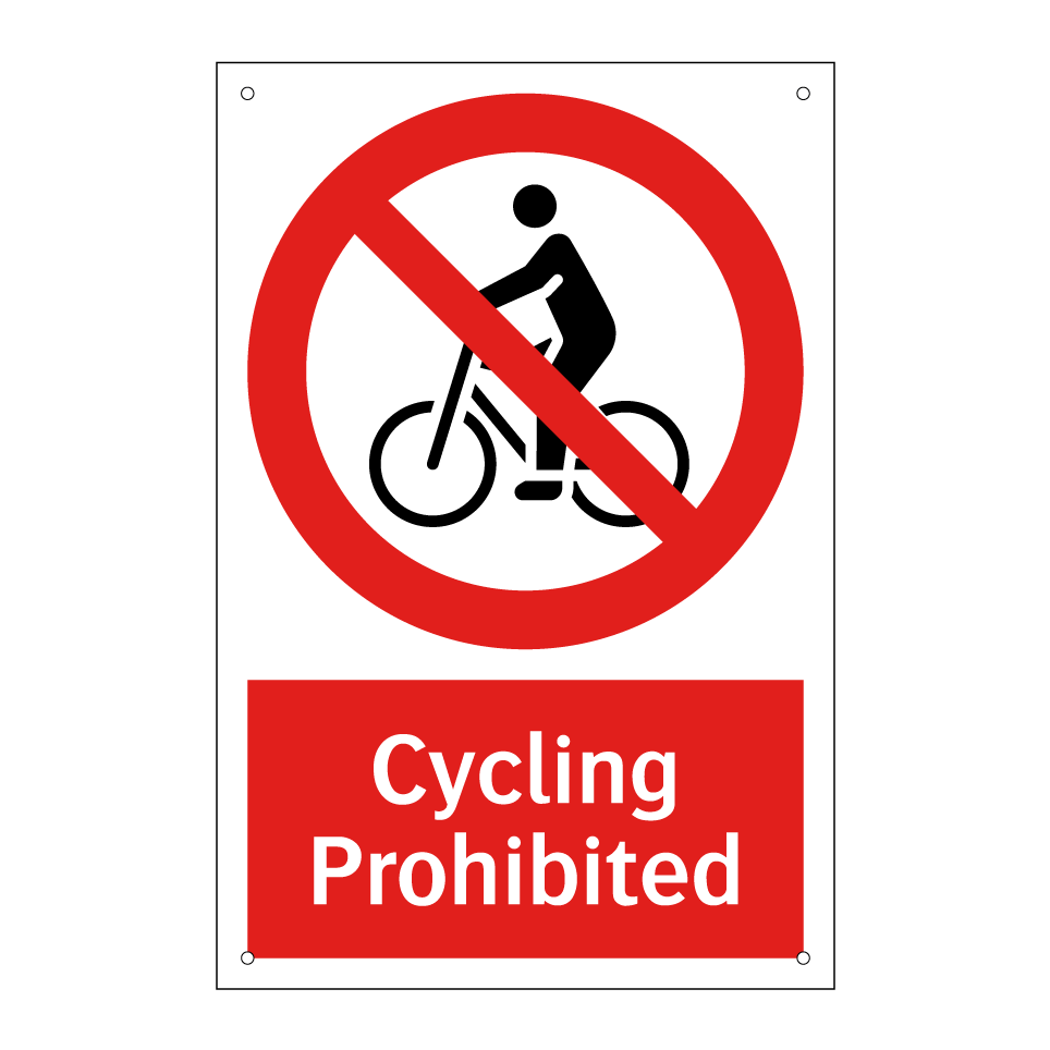Cycling Prohibited